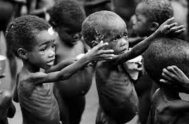 Starving children