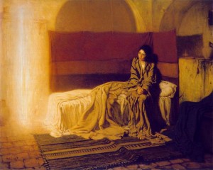 Annunciation painting