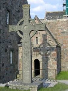 Celtic cross, Iona Abbey