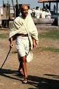 Gandhi walking