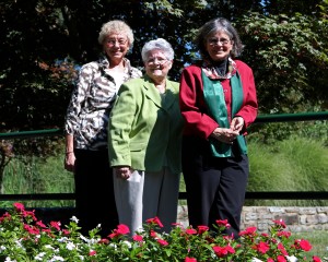 Congregation of Sisters of Bon Secours, USA Leadership Team. (l-r) Sisters Rose Marie Jasinski, CBS, Anne Marie Mack, CBS, and Elaine Davia, CBS.
